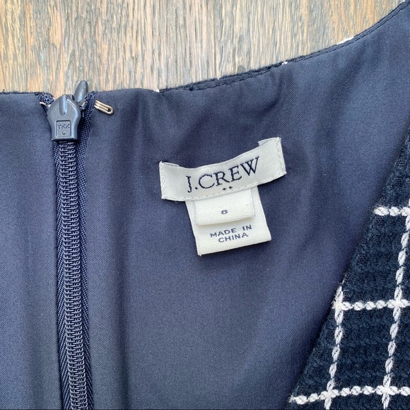 J. Crew Factory Sleeveless Navy Shift Dress - Picture 4 of 9